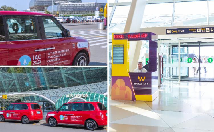 Taxi at the airport